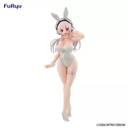 Super Sonico BiCute Bunnies PVC Socha Perlově Bílá Verze 30 cm fotografii produktu