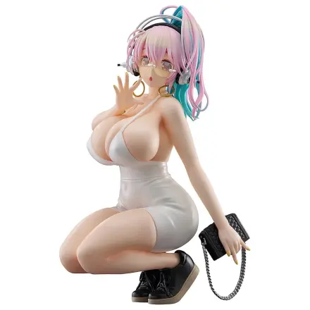 Super Sonico Pop Up Parade PVC socha Super Sonico: 15th Mini Dress Ver. L velikost 20 cm fotografii produktu