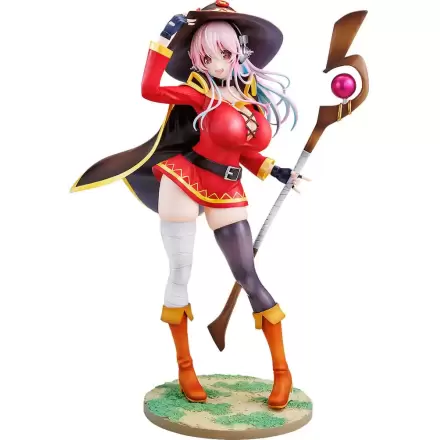 Super Sonico x Konosuba PVC socha 1/7 Super Sonico Megumin collaboration Ver. 25 cm fotografii produktu