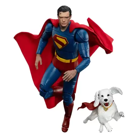 Superman (2025) akční figurka Superman & Krypto 21 cm fotografii produktu