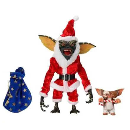 Gremlins Santa Stripe and Gizmo pack 2 figurky 18 cm fotografii produktu