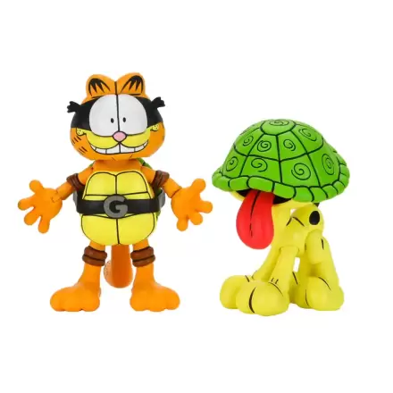 Teenage Mutant Ninja Turtles (Archie Comics) x Garfield sada dvou akčních figurek Ultimate Garfello & Odie 10 cm fotografii produktu