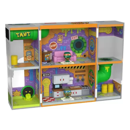 Teenage Mutant Ninja Turtles Bitty Funko POP! Bitty Box Display se 2 vinylovými figurkami Sewer Lair fotografii produktu