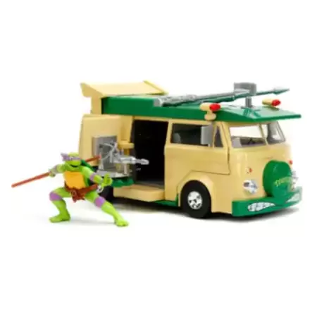 Teenage Mutant Ninja Turtles Diecast model 1/24 Donatello & Party Wagon termékfotója