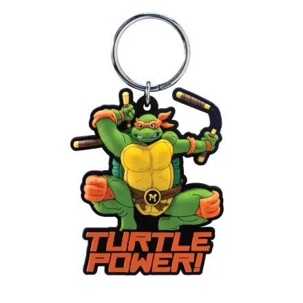 Teenage Mutant Ninja Turtles Soft Touch PVC klip na tašku Michelangelo fotografii produktu