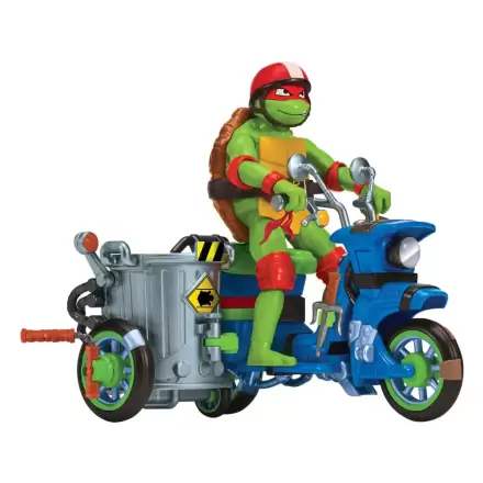 Teenage Mutant Ninja Turtles: Mutant Mayhem Akční figurka Raphael & Scooter se sajdkárou 11 cm fotografii produktu
