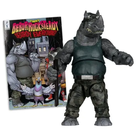 Teenage Mutant Ninja Turtles Page Punchers akční figurka Rocksteady 17 cm fotografii produktu