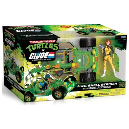 Teenage Mutant Ninja Turtles x G.I. Joe Crossover Classics vozidlo A.W.E. Shell-Striker s figurkou fotografii produktu