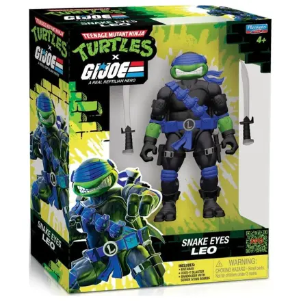 Teenage Mutant Ninja Turtles x G.I. Joe Crossover Classics akční figurka Leonardo x Snake Eyes 12 cm fotografii produktu