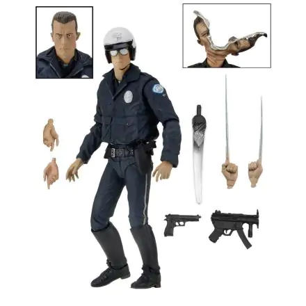 Terminator 2 akční figurka Ultimate T-1000 (Motocyklový policista) 18 cm termékfotója