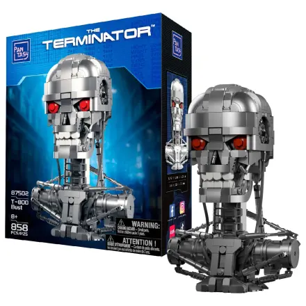 Terminator T-800 Bust Stavebnicový blok 858 kusů fotografii produktu