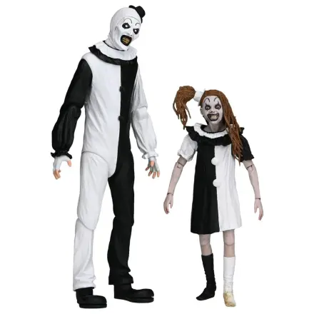 Terrifier 2 2-Pack Akční figurky Ultimate Art the Clown & Little Pale Girl 18 cm fotografii produktu