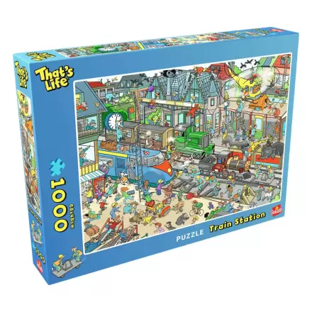 That´s Life Bix Box Puzzle Vlakové nádraží (1000 dílků) fotografii produktu