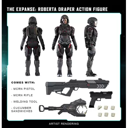 The Expanse akční figurka Roberta Draper 20 cm termékfotója