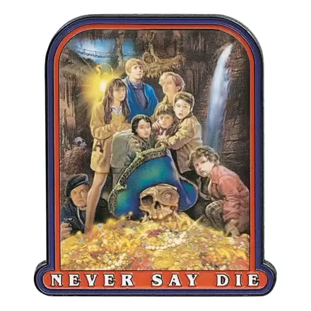 The Goonies Pin Odznak 40. výročí Never Say Die fotografii produktu