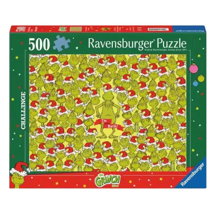The Grinch Jigsaw Puzzle Challenge Merry Grinchmas (500 dílků) fotografii produktu