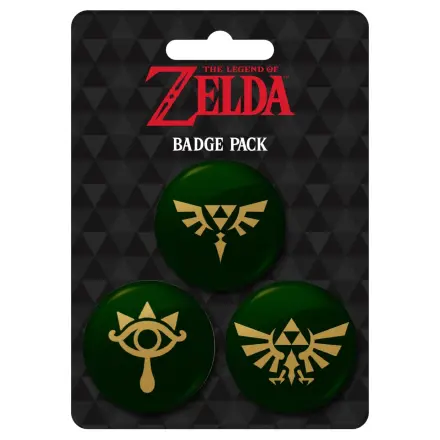The Legend of Zelda sada 3 odznáčků fotografii produktu