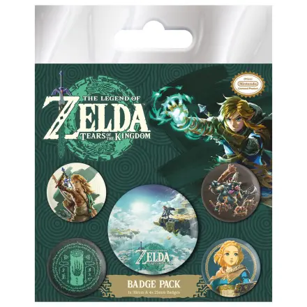 The Legend of Zelda set ok 5 odznaků fotografii produktu