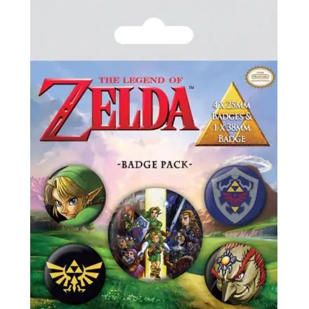 The Legend of Zelda Knoflíky/placky 5 kusů Link fotografii produktu