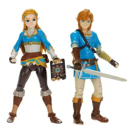 The Legend of Zelda Akční figurka 2-Pack Princess Zelda, Link 10 cm fotografii produktu