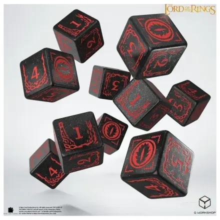The Lord of the Rings: 10 D6 sada kostek Mordor fotografii produktu