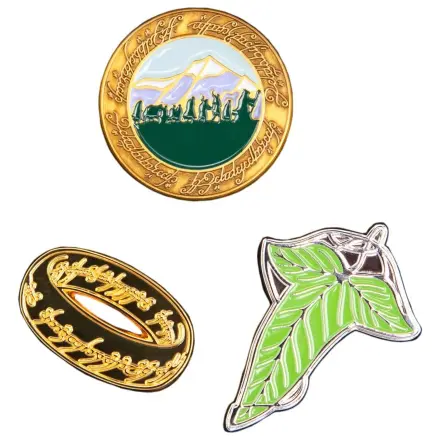 The Lord of the Rings Trilogy Pin Set A Ringbearer's Journey fotografii produktu