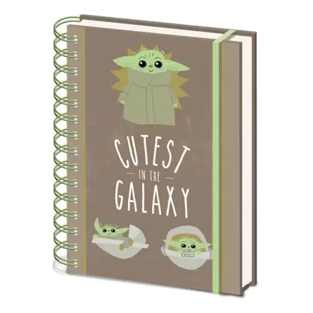 Star Wars Mandalorian Cutest in the Galaxy zápisník A5 fotografii produktu