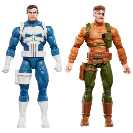The Punisher Marvel Legends Gamerverse akční figurky, balení 2 kusů – Punisher & Nick Fury, 15 cm fotografii produktu