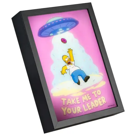 The Simpsons zarámovaný LED plakát 20 x 28 cm fotografii produktu