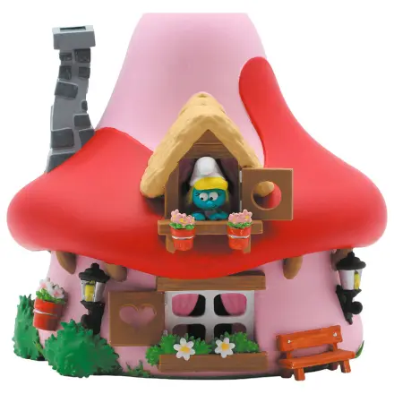 The Smurfs - Smurfette Mushroom House pokladnička figurka 15cm fotografii produktu