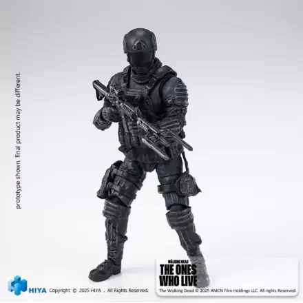 The Walking Dead: The Ones Who Lived Exquisite Mini akční figurka 1/18 CRM Soldier 10 cm fotografii produktu