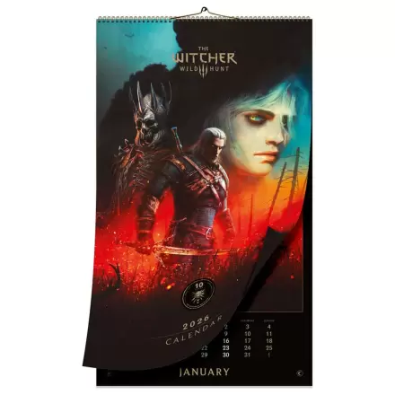 The Witcher 3: Wild Hunt Kalendář 2026 10th Anniversary fotografii produktu