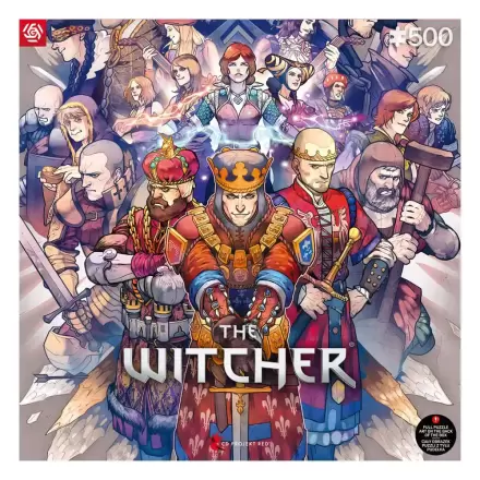The Witcher Gaming Puzzle Northern Realms (500 dílků) fotografii produktu