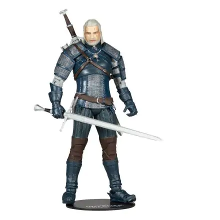 The Witcher Action Figure Geralt of Rivia (Viper Armor: Teal Dye) 18 cm akční figurka fotografii produktu