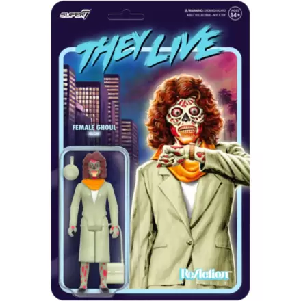 They Live ReAction Akční figurka Vlna 02 Female Ghoul (Glow) 10 cm fotografii produktu