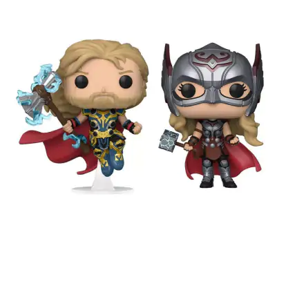 Thor: Love and Thunder POP! Vinylové figurky 2-balení Thor & Mighty Thor 9 cm termékfotója