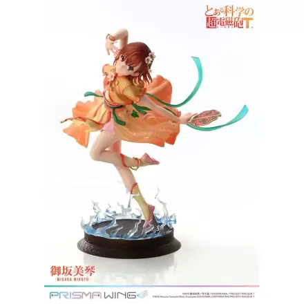 To Aru Kagaku no Railgun Prisma Wing PVC Socha 1/7 Misaka Mikoto 22 cm termékfotója