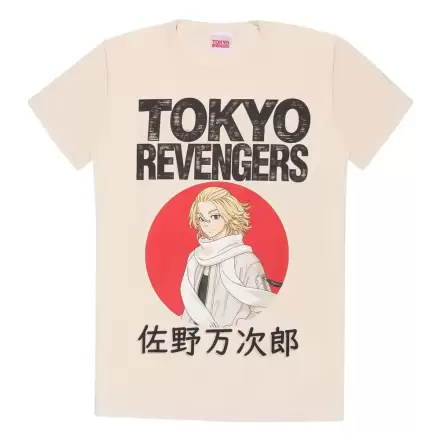 Tokyo Revengers tričko Manjiro Sano červený kruh termékfotója