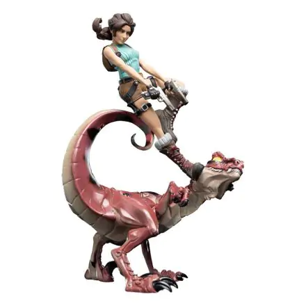 Tomb Raider Mini Epics vinylová figurka Lara Croft & Raptor 24 cm termékfotója