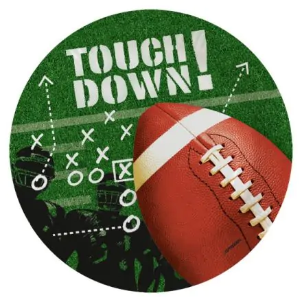 Touchdown Papírové talíře, 8 kusů, 22.8 cm fotografii produktu