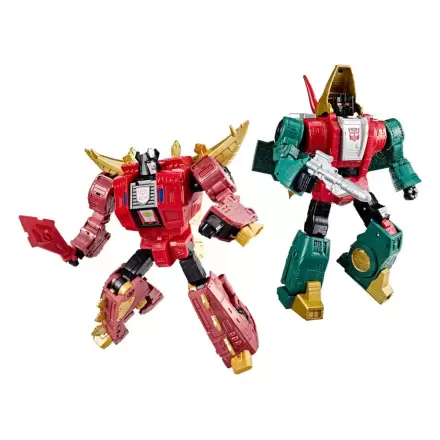 Transformers Age of the Primes Leader Class Akční figurka G2 Universe Dinobots Snarl & Slug 19 cm fotografii produktu