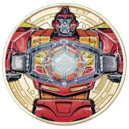 Transformers Sběratelská mince The Movie 40. výročí Limitovaná edice pokovená 24k zlatem fotografii produktu