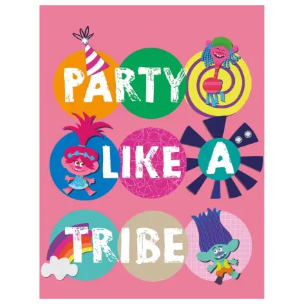 Trolls Party fleecová deka fotografii produktu