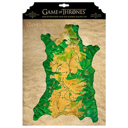 Game of Thrones Westeros magnetická mapa fotografii produktu