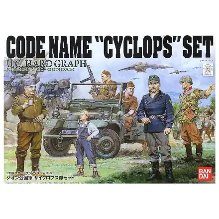 U.C. Hard Graph 1/35 Mobile Suit Gundam Code Name Cyclops Sada fotografii produktu