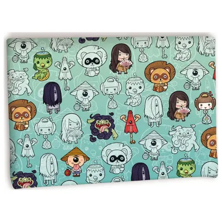 Uchiwa Manga obal Yokais 21 x 15 cm fotografii produktu