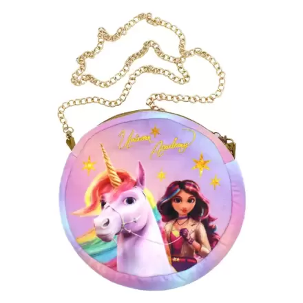 Unicorn Academy plyšová kulatá taška přes rameno fotografii produktu