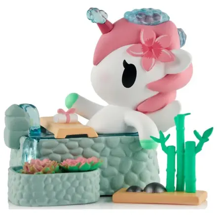 Unicorno Window Box figurka Spa Day Hot Springs Oasis 7 cm fotografii produktu