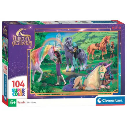 Unicorn Academy Meadow 104dílné puzzle fotografii produktu
