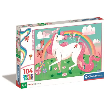 Unicorn Believe 104dílné puzzle Clementoni fotografii produktu
